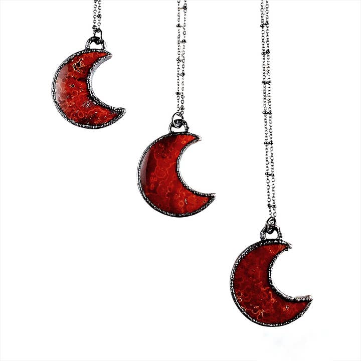 Collana Ocean Jasper Blood Moon per la vendita all'ingrosso da parte di MergingMetals