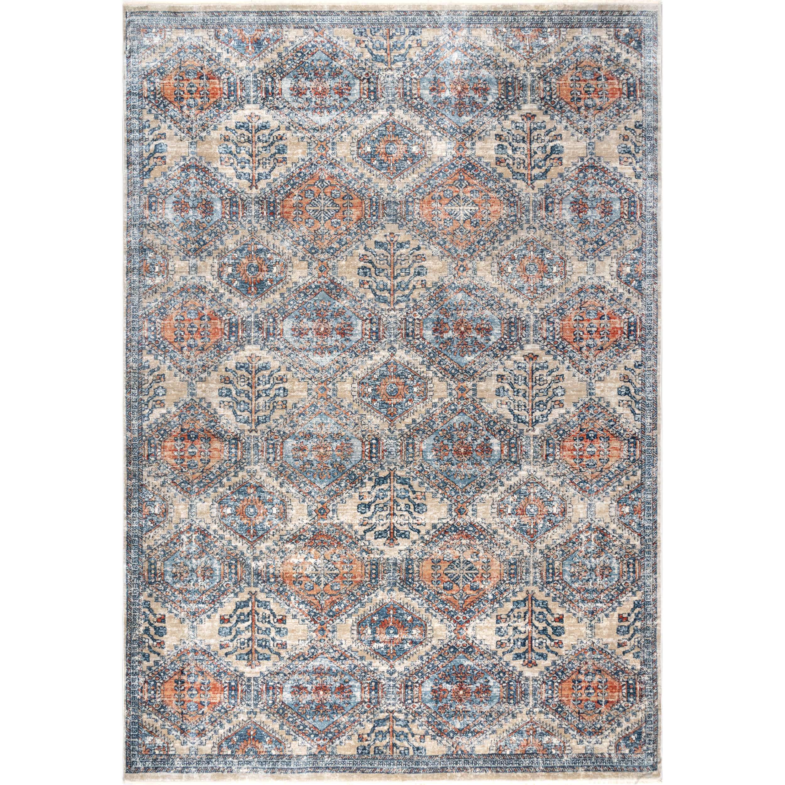 Gray Sara Distressed Tribal Motif Area Rug for wholesale on Faire8