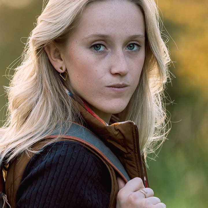 Wanderlust Diamond Duo Örhängen för wholesale av Steel & Clover