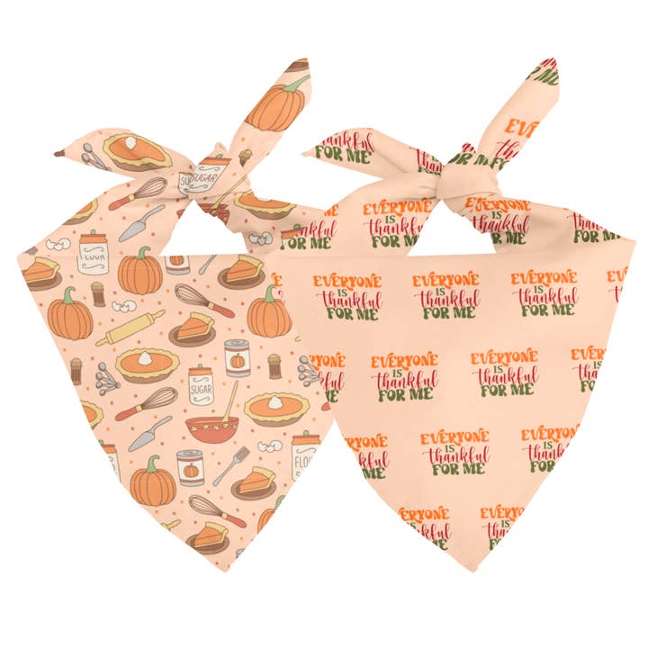 Thanksgiving Dog Bandana for wholesale by Dog Bandana Co.