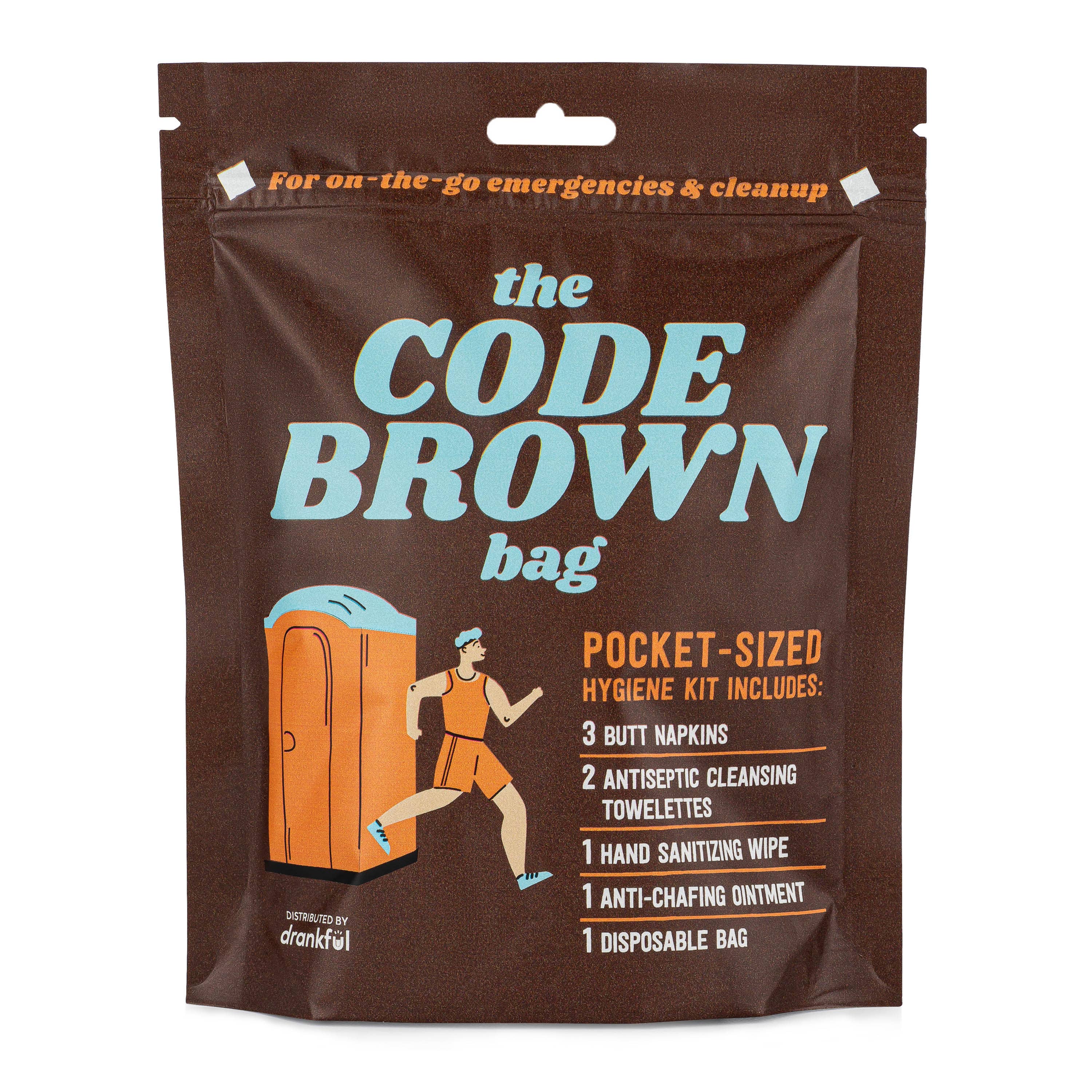 Butt Napkins - Wholesale First Aid Kit - The CODE BROWN Bag1