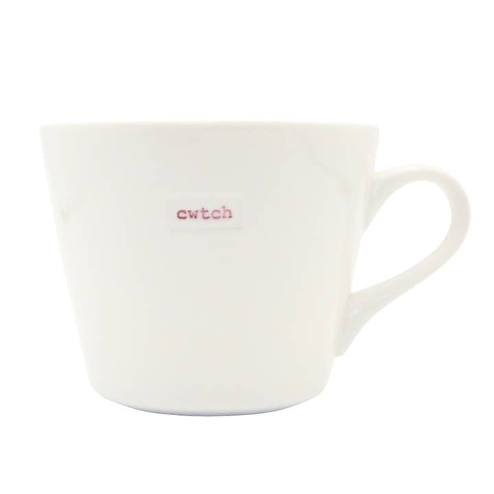 Keith Brymer Jones Welsh Mug 350ml- cwtch (lilac) for wholesale by Forma House