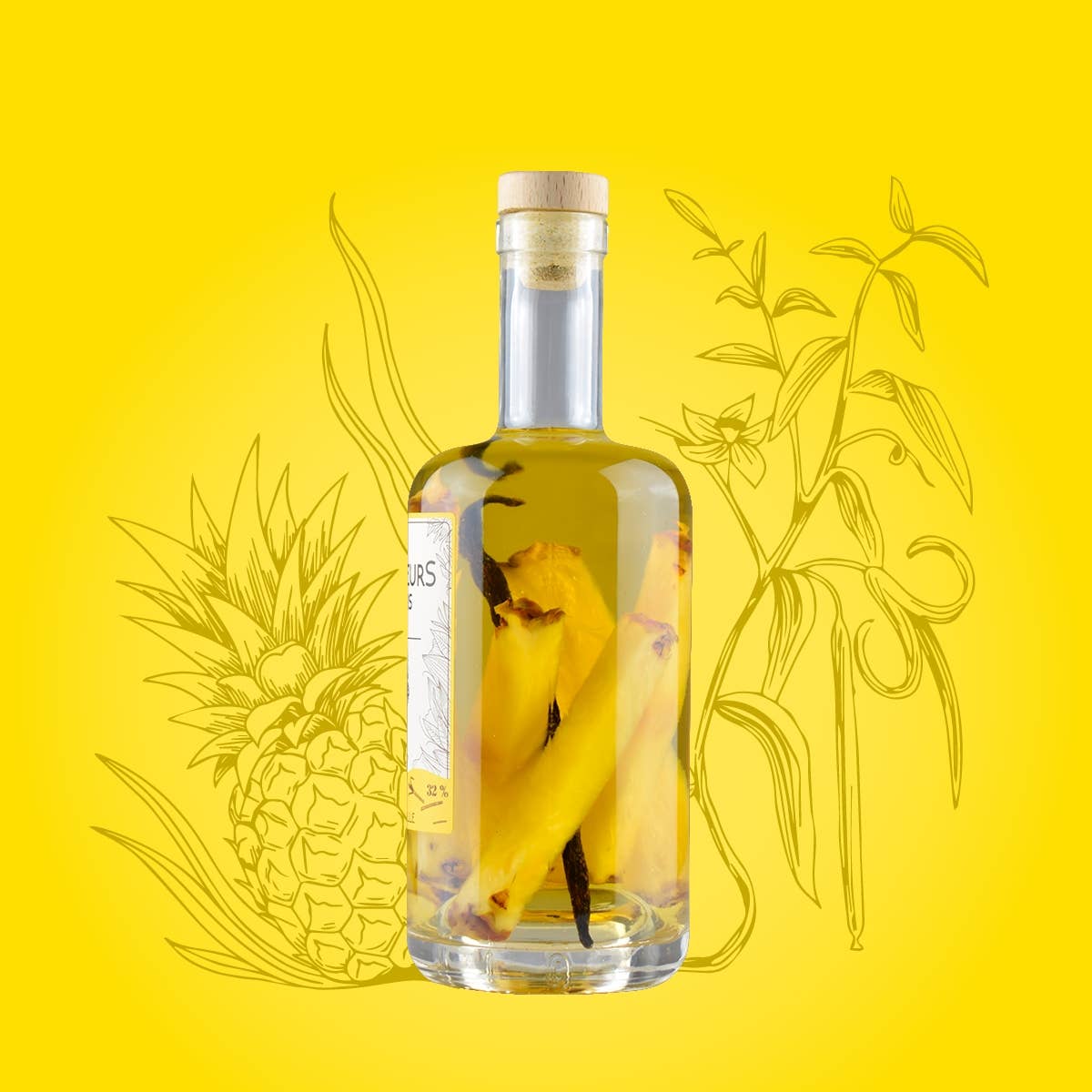 Les Arrangeurs Français - Wholesale Rum - Organic Arranged Rum Pineapple - Vanilla1