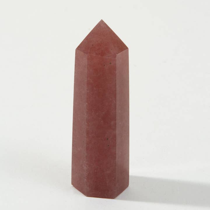 Luna Norte - Wholesale Spiritual Stone/Crystal - Berry Confident Strawberry Quartz Gemstone Tower