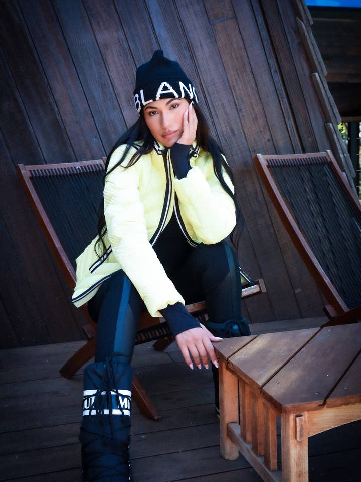 Jacquard Knit Beanie for wholesale by Blanc Noir