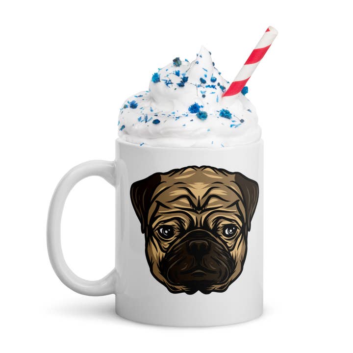 Club No-Kill 2027 Coffee Mugs - Wholesale Coffee Mug - Vinny the Pug Coffee Mugs 5