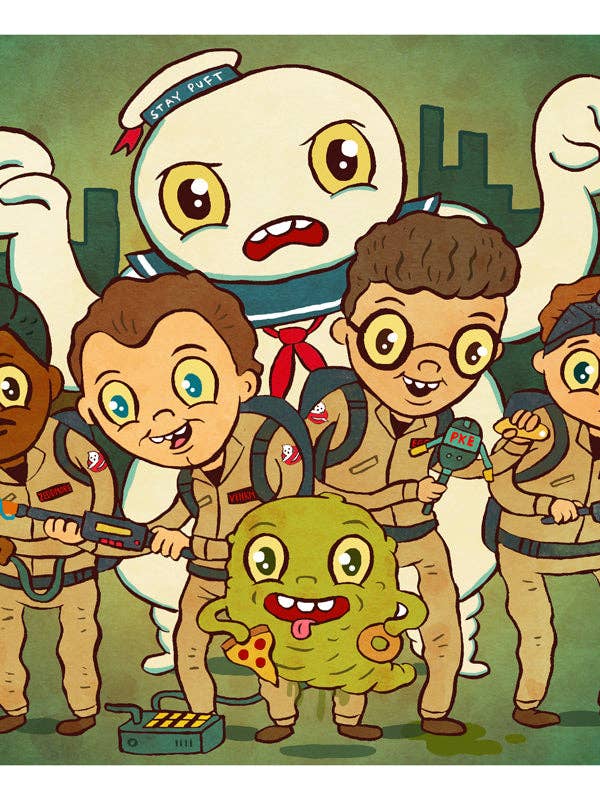 "Ghostbusters" 8 x 10 print for wholesale by Jellykoe