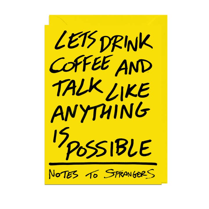 BEVIAMO CAFFÈ Carta per la vendita all'ingrosso da parte di Jolly Awesome