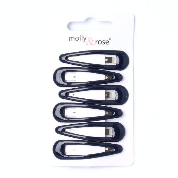 Card of 6 Navy Epoxy Sleepies. 5cm for wholesale by Inca UK