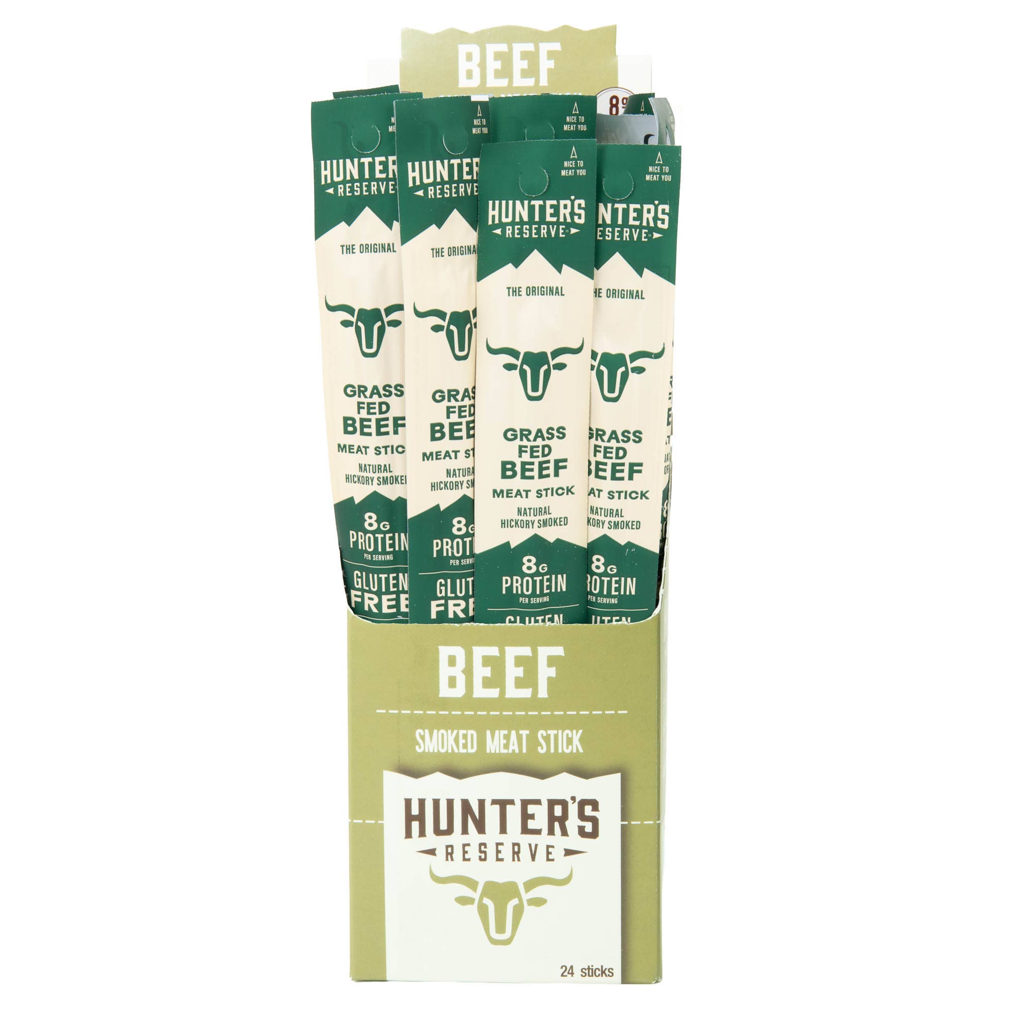 Hunter's Reserve - Wholesale Jerky - Grass Fed Beef Meat Sticks - 24 Pack3