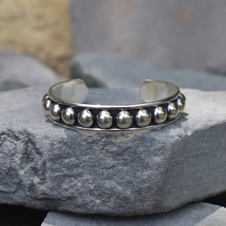 Krystyna's Silver - Wholesale Cuff Bracelet - Sterling Silver Oxidized Cuff