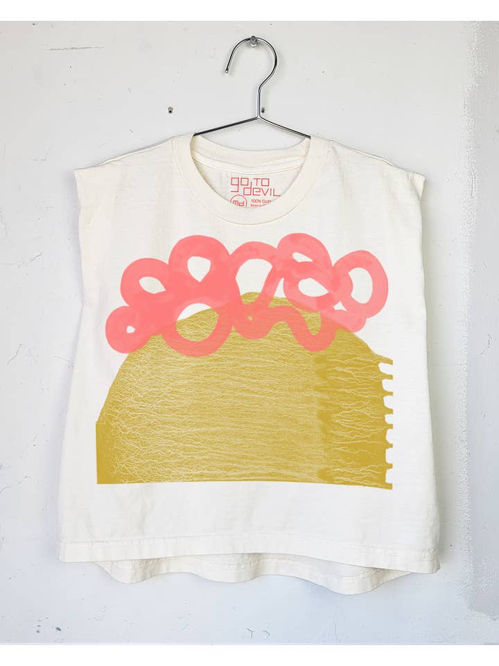 Go To Devil - Wholesale Screen Printed T-Shirt - Women's - Wander Joan Heavyweight Muscle Tee1