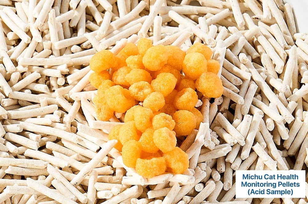 MichuPet - Wholesale Cat Litter - Michu Cat Health Monitoring Pellets - Colour Changing Indica10
