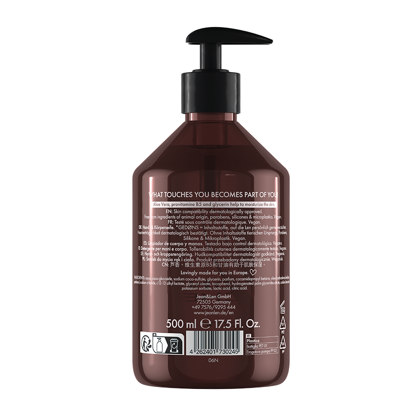 Jean & Len - Wholesale Body Wash/Shower Gel - Peony/Lychee Hand & Body Cleanser | Jean&Len2