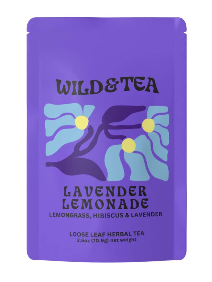 Lavender Lemonade Herbal Tea for wholesale by Wild & Tea
