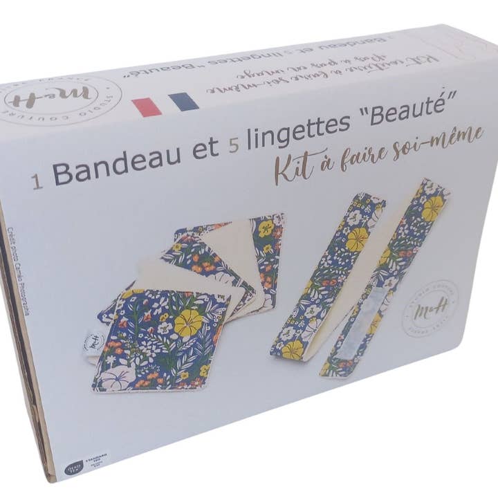 M&H Studio Produits Zéro déchet - Wholesale Craft Sewing Kit - DIY kit “1 headband and 5 wipes”2
