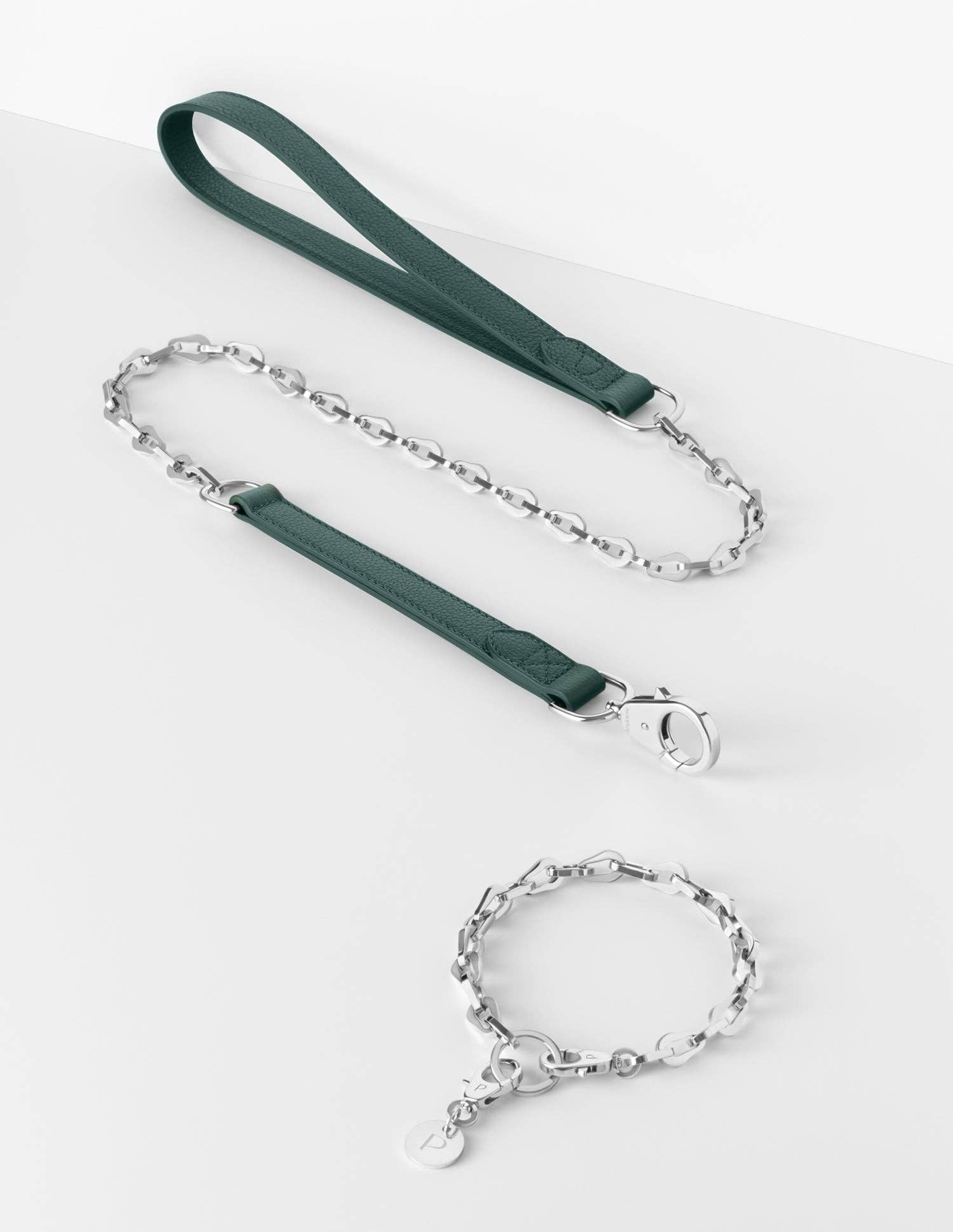 PAGERIE – wholesale Hundkoppel - Hund – Oxen hundkoppel i rostfritt stål och läder2