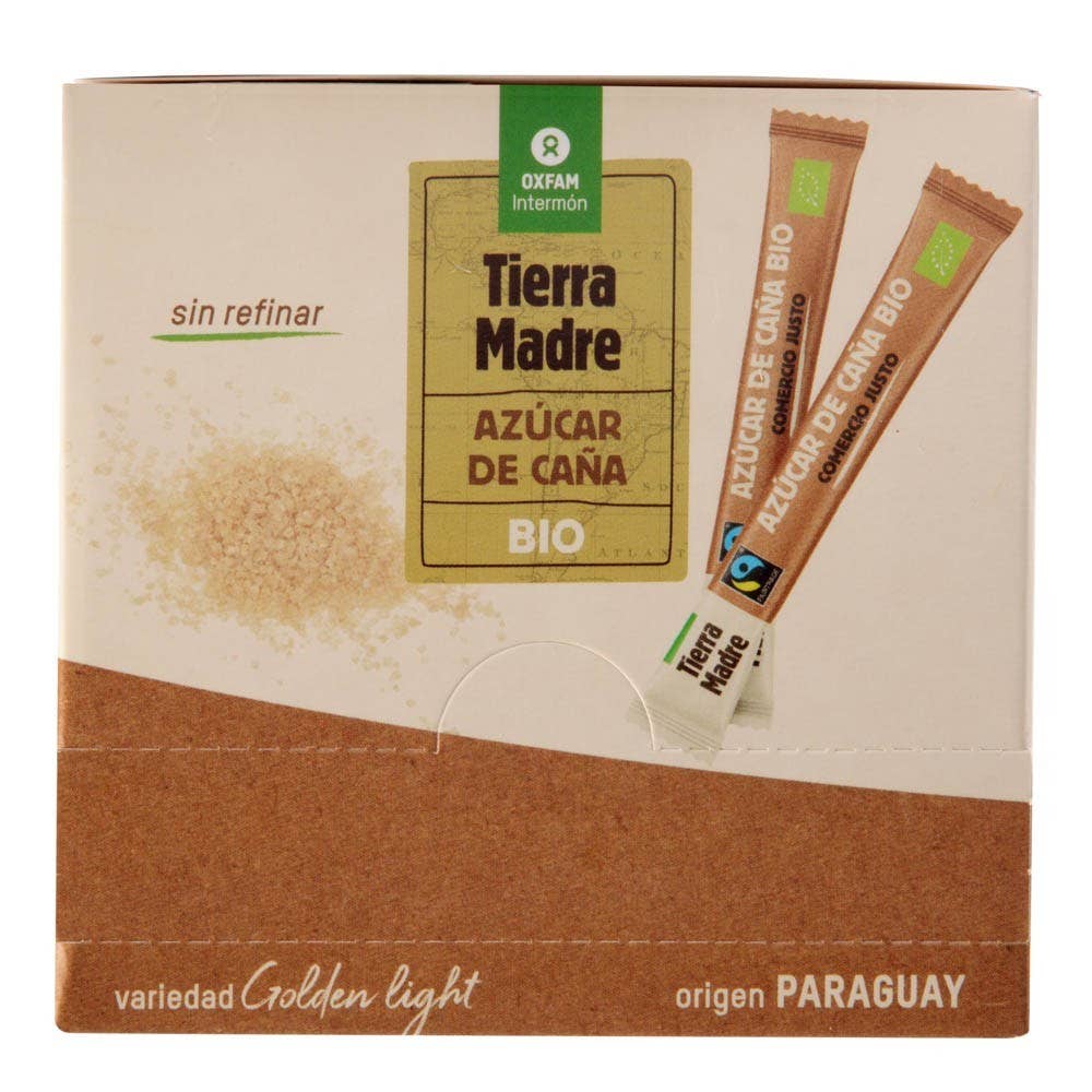 Tierra Madre - Wholesale Sugar/Sweetener - 60 Raw Sugar Individual Sachet Bio3