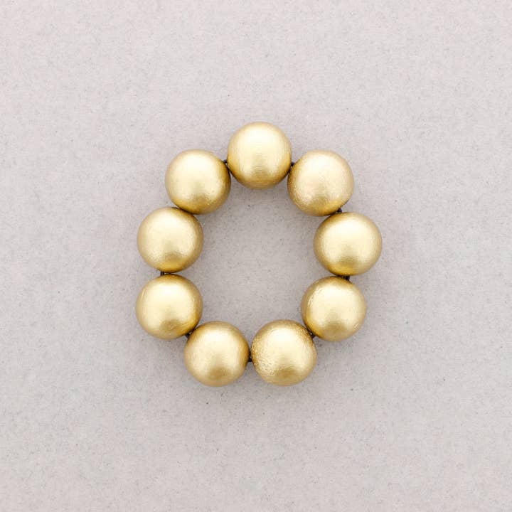 La Cuerda De Sol - Wholesale Beaded Bracelet - Elastic Wooden Ball Bracelet