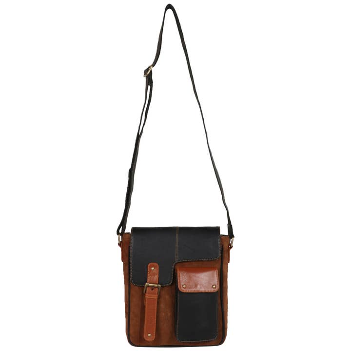 Vaan & Co. - Wholesale Crossbody Bag - Unisex - Blazer Brown Crossbody3