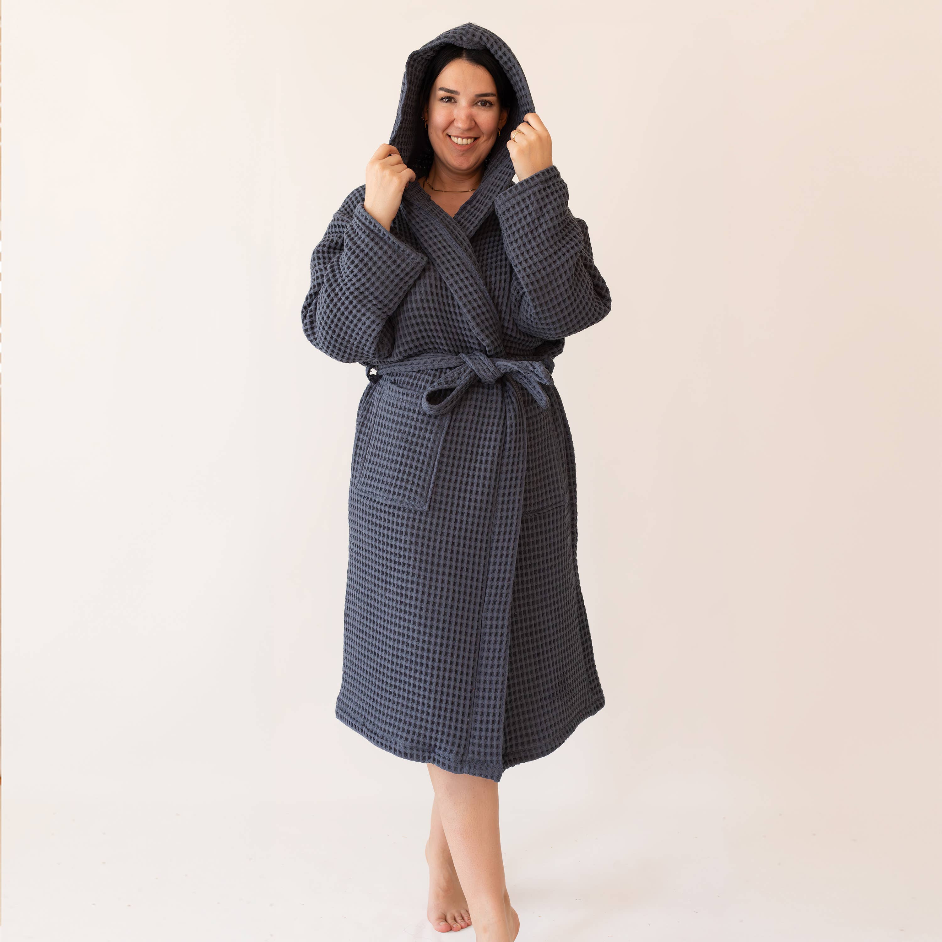 Vivamaison – Engroshandel Morgenkåbe - Unisex – Premium Vaflet Bomuld Badekåbe, Unisex Spa Komfort43