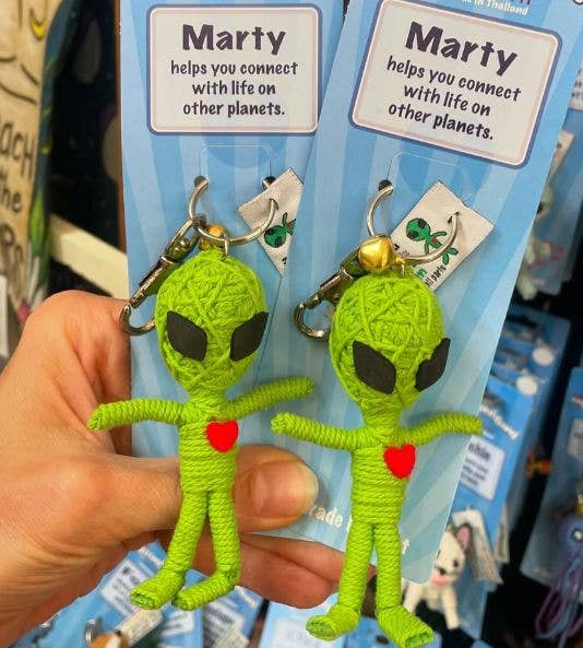 Kamibashi - Wholesale Keychain - Unisex - Marty the Alien String Doll Keychain2