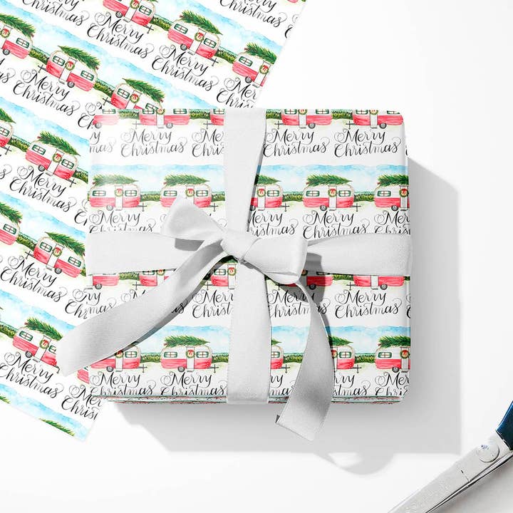 Christmas Camper Wrap Sheets, Single or Roll of 3, 20x29 for wholesale by CharmCat
