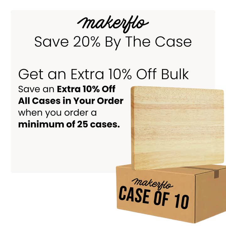MakerFlo - Wholesale Cutting Board - Rubberwood Cutting Board4