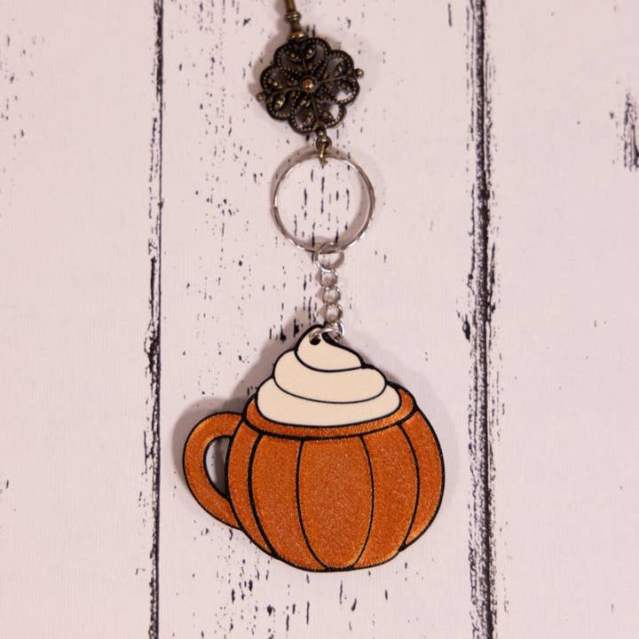 Pumpkin Café Keychain – Autumn Accessory and other Purchase Wholesale sac a dos boissons. Free Returns & Net 60 Terms on Faire trending on Faire.