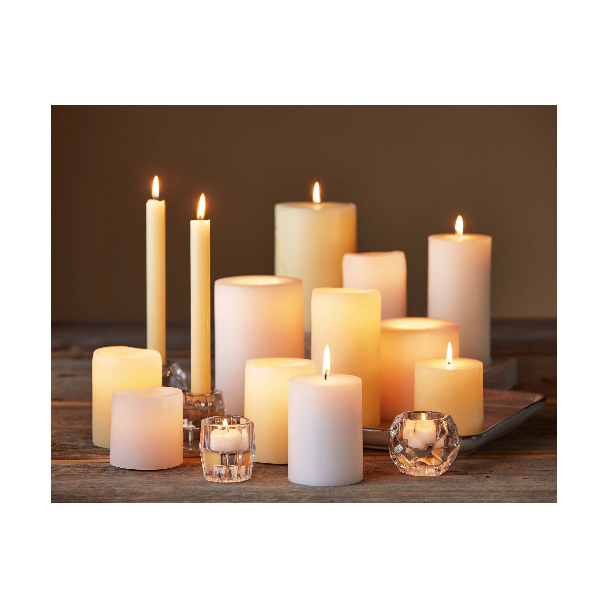 tag - Wholesale Pillar Candle - Color Studio Pillar Candle 3X4 Ivory Wax Everyday3