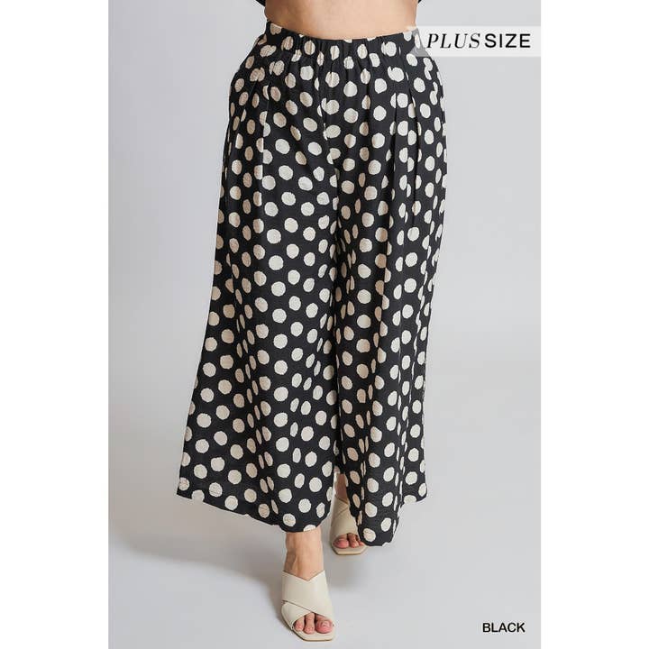 PLUS Polka Bredbenede Bukser for engroshandel hos STYLE USA