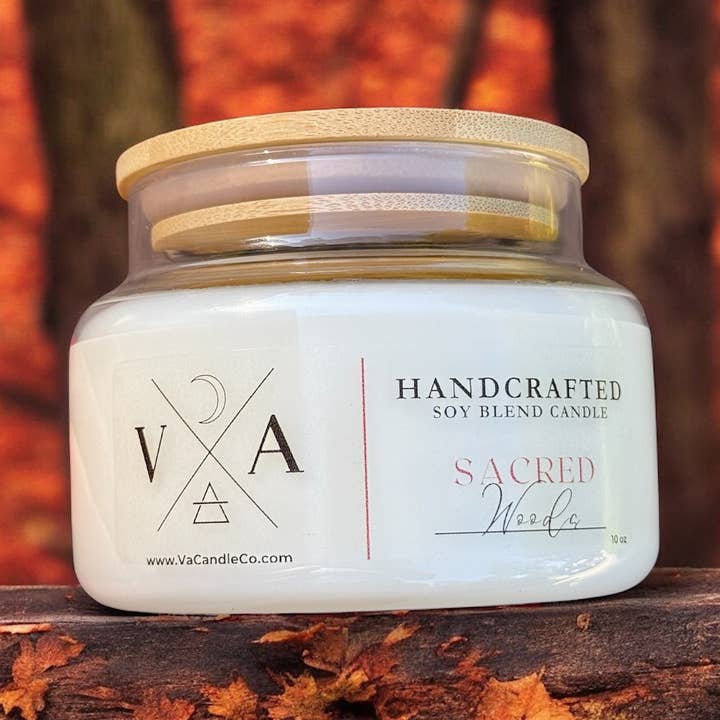 Premium Autumn Candle Collection- "SACRED WOODS" for wholesale by V.A. HANDCRAFTED