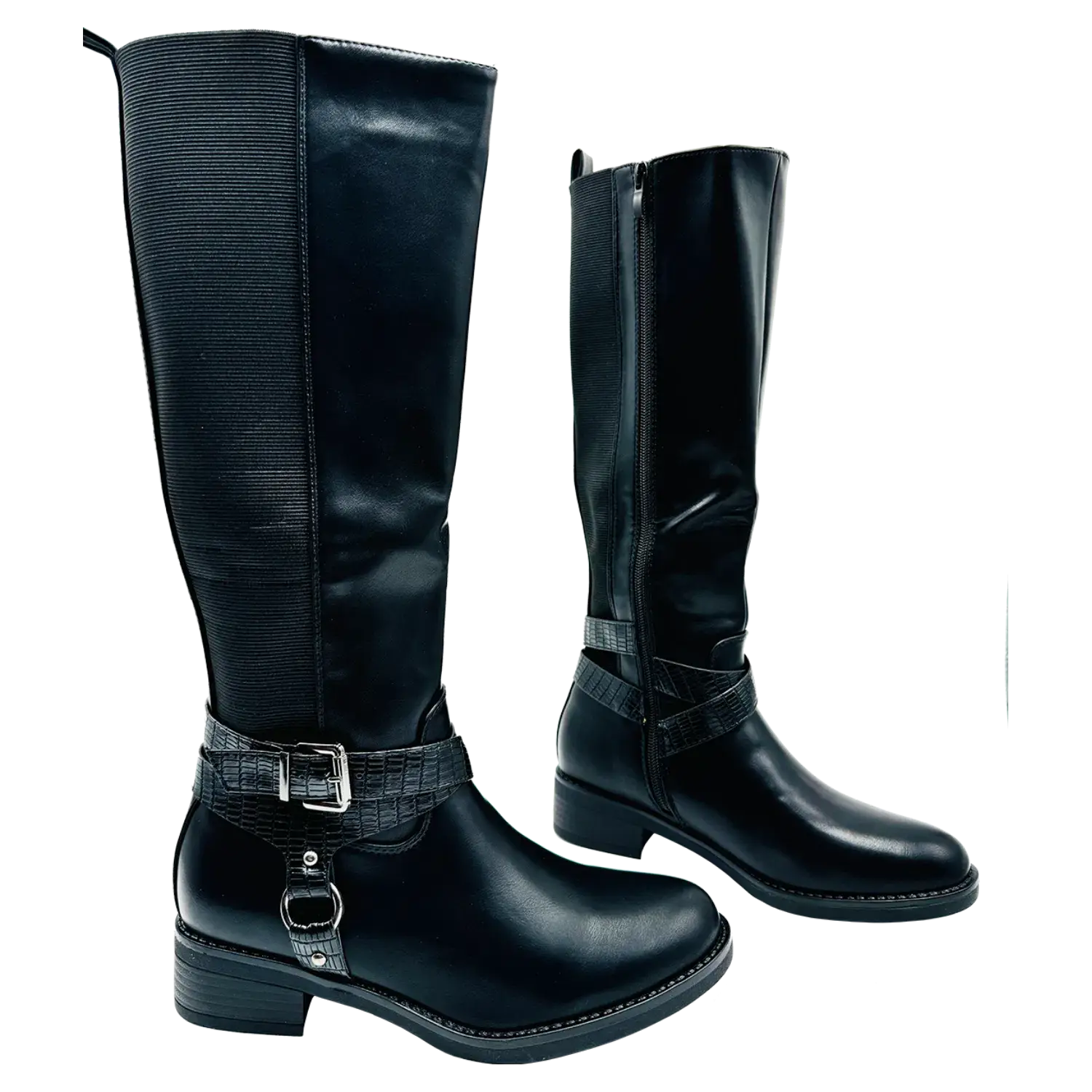 Rentoes - Wholesale Boots - Women's - Ladies' Stretchy Knee High Boots FR6955