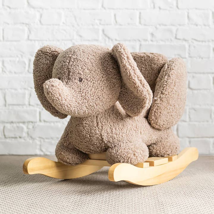 Hippychick - Wholesale Rocking Horse - Kids - Nattou Teddy - Rocker Elephant Taupe