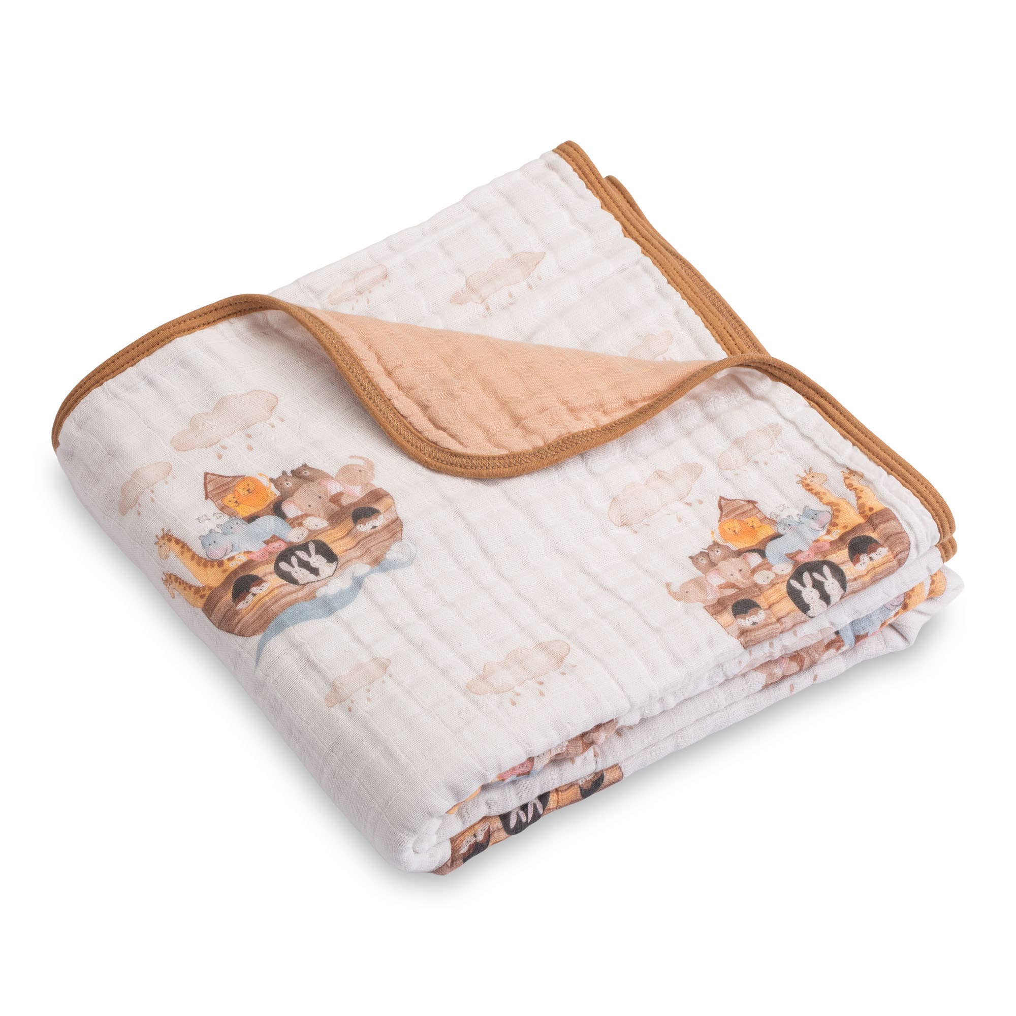 LollyBanks - Wholesale Quilt - Kids & Baby - Noah's Ark Baby Toddler Muslin Blanket