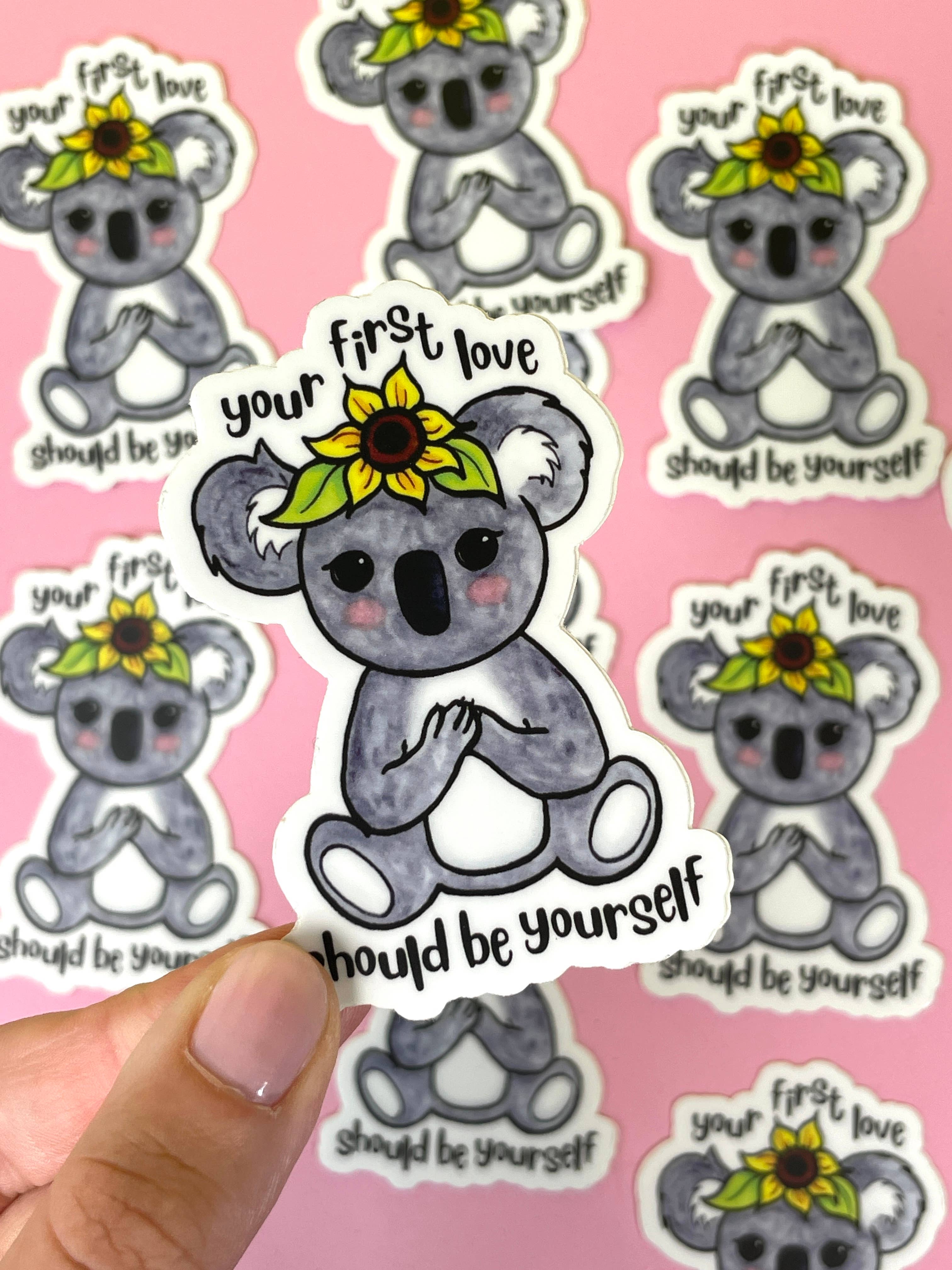 quirky burp illustrations - Wholesale Sticker - Koala Waterproof Vinyl Sticker3