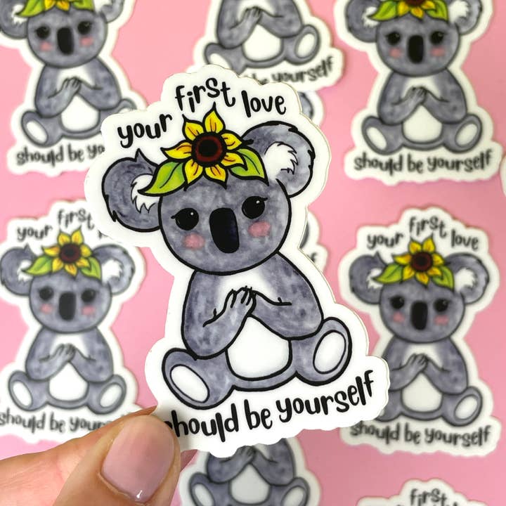 quirky burp illustrations - Wholesale Sticker - Koala Waterproof Vinyl Sticker3