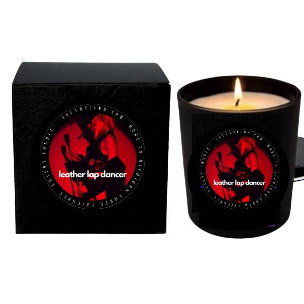 Vela de cuero Lap Dancer para venta al por mayor de SULTRY CLUB CANDLES