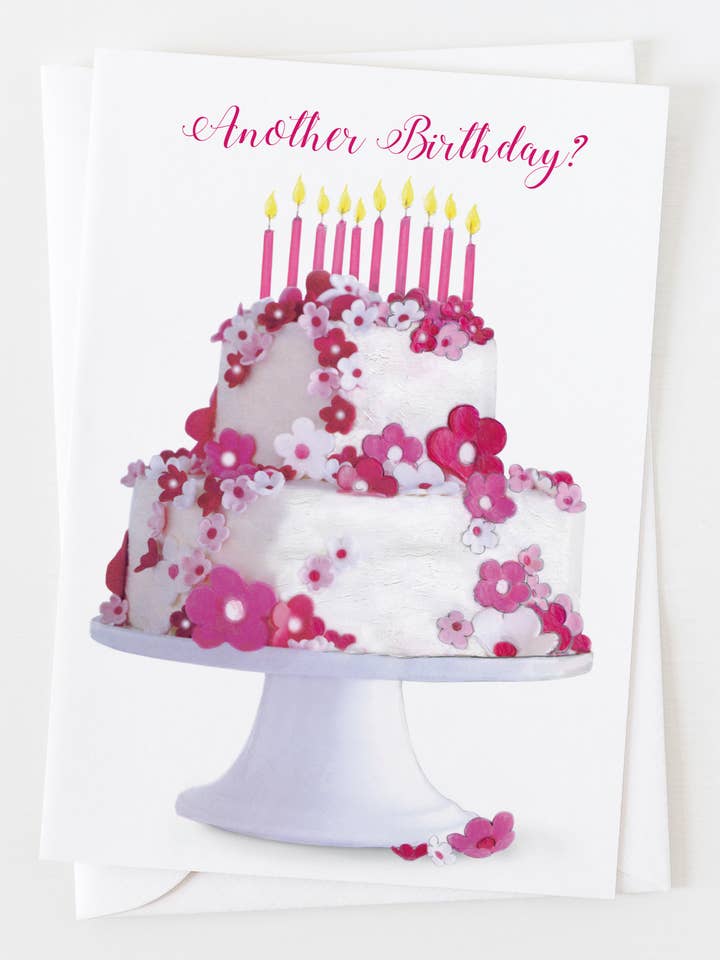 Un altro compleanno? Biglietto d'auguri C_1709 per la vendita all'ingrosso da parte di Ann Scott Design