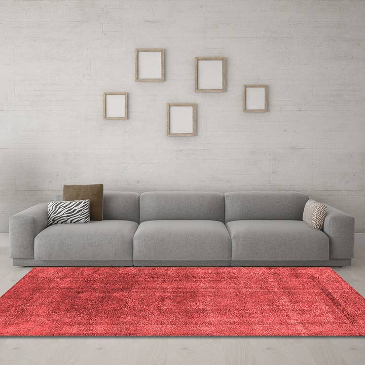 Machine Washable Oriental Red Industrial Area Rugs for wholesale by Ahgly