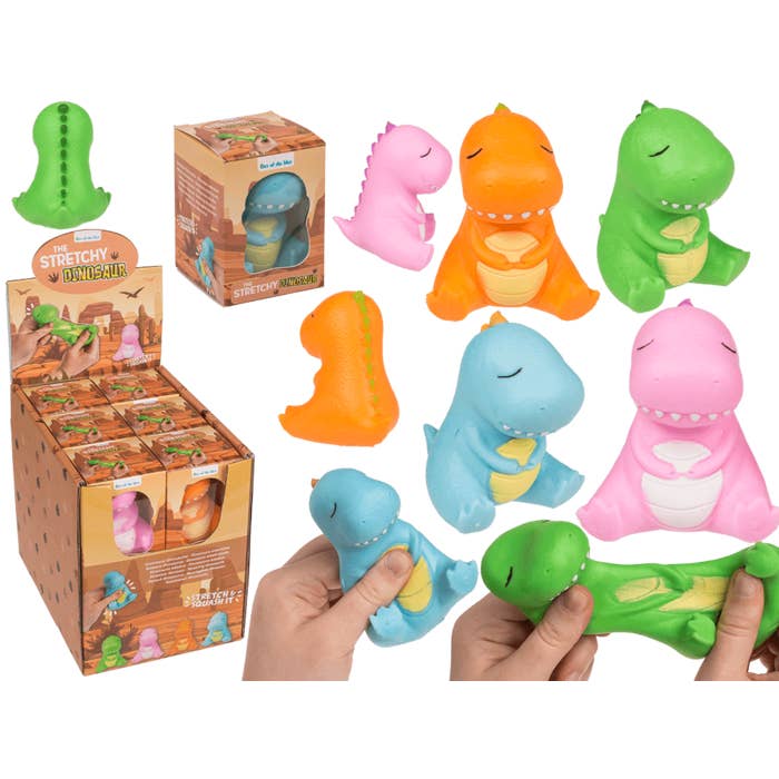 Out of the blue KG - Venta al por mayor Juguete blando - Niños y bebés - Dinosaurio elástico, 7,5 cm,