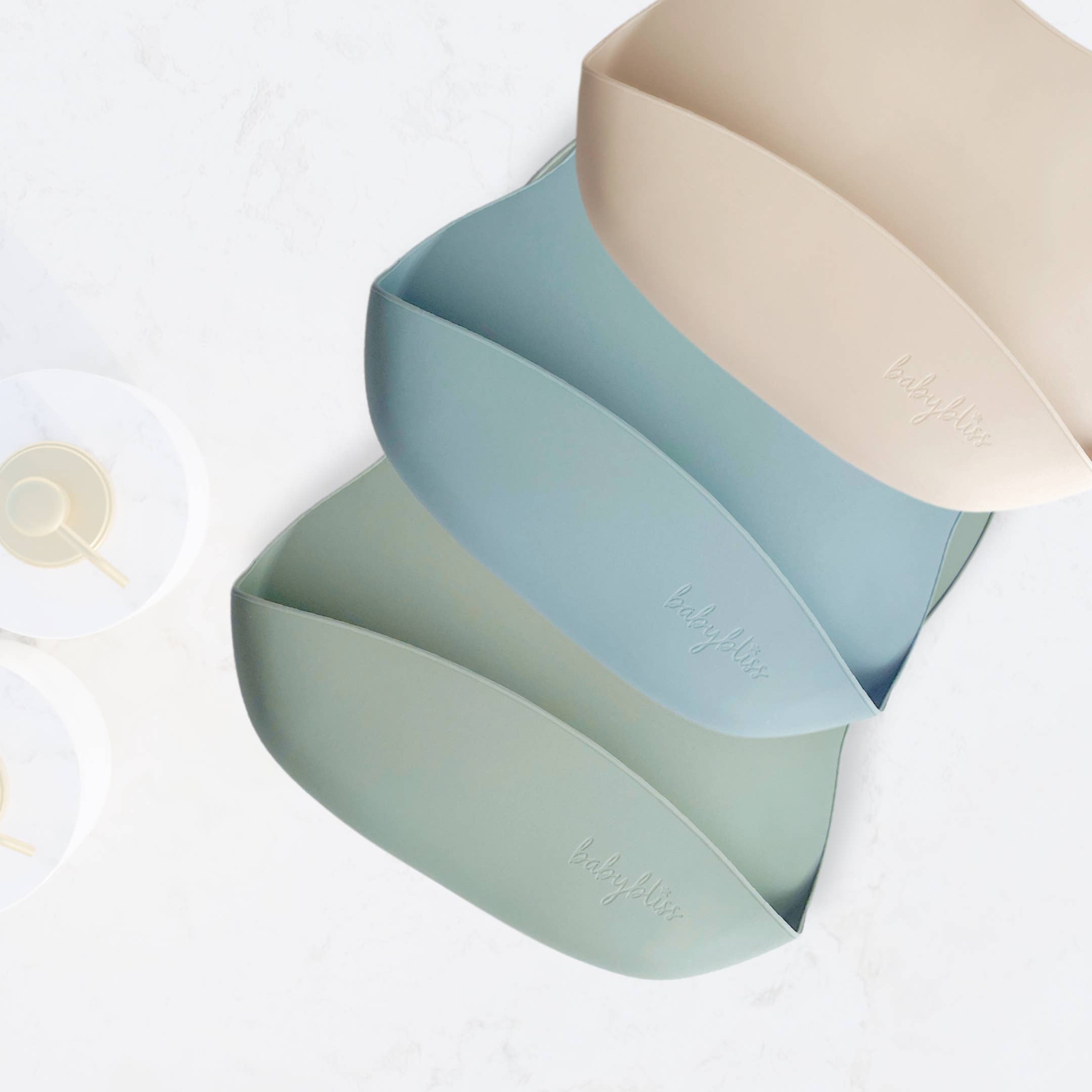 Silicone Bib - Sage for wholesale on Faire2