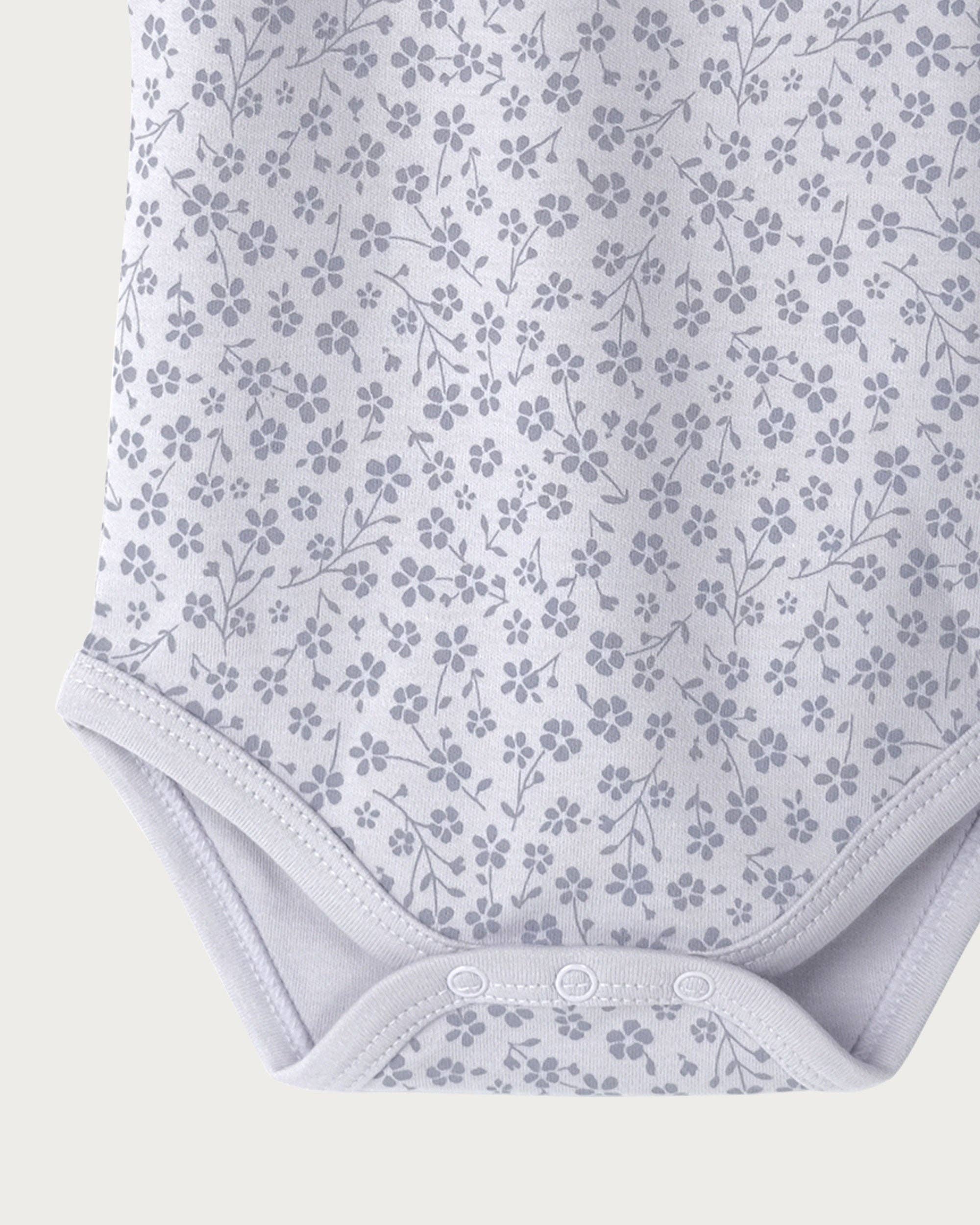 Babu - Wholesale Bodysuit (Non-Footed) - Baby - Singlet Bodysuit - Ditsy Floral3