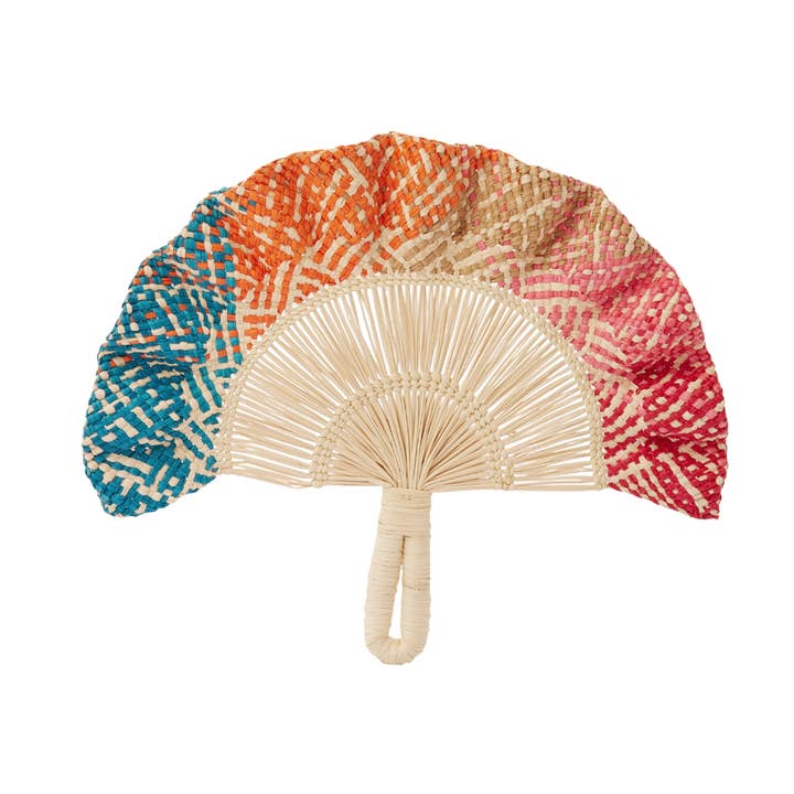 Abanico Toquilla Frilly Multicolor para venta al por mayor de Coro Cora™