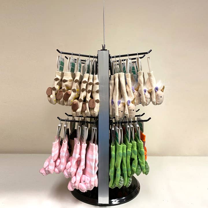 Boogie Toes - Vendita all'ingrosso Calzini - Neonati - Boogie Toes sonaglio calzini 72 pz con display nero2