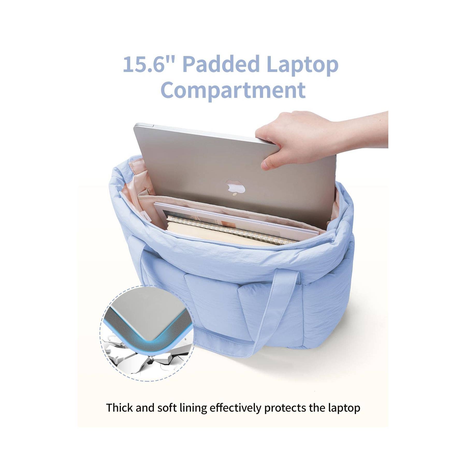 NARWEY INC - Vendita all'ingrosso Borsa tote - Donna - Borsa da viaggio Narwey Puffer per donne, adatta come bagaglio a mano.24