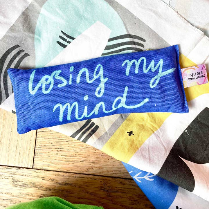 Lavender eyebag: Losing my mind for wholesale by Nicola Rowlands