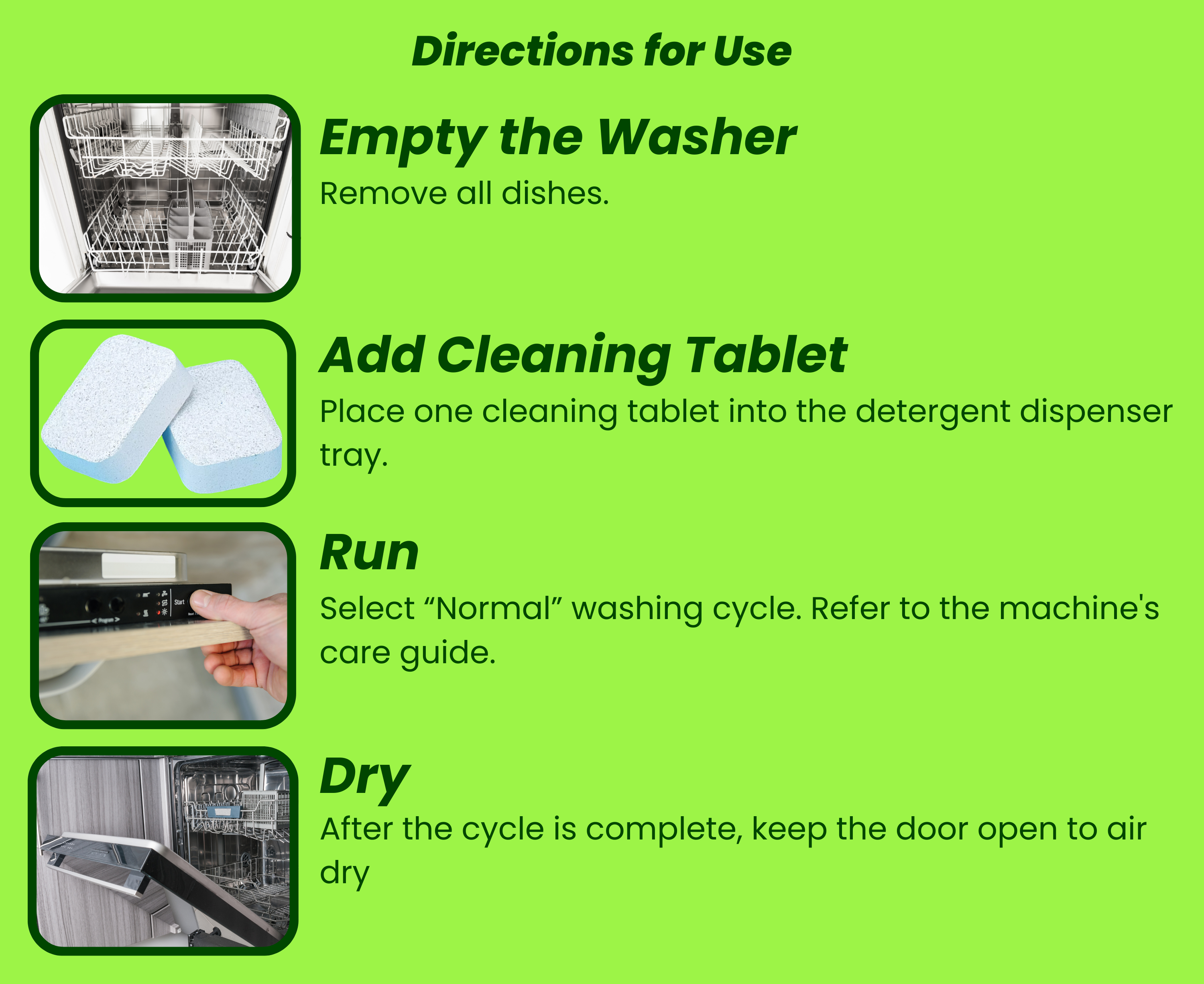 ALL DISTRICT JEANS Inc. - Wholesale Vaatwastabletten - Reinigingstabletten voor vaatwasmachines, 12 stuks4