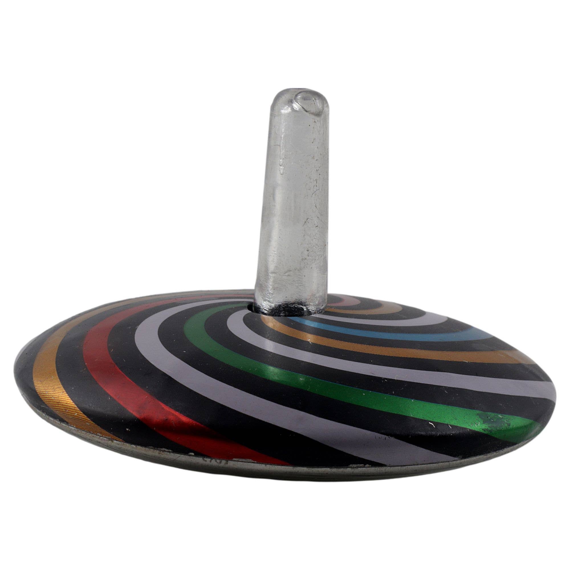 Tribal Trade GmbH - Wholesale Classic Toy - Kids - Tin toy gyro 01 spiral colorful tin gyro1