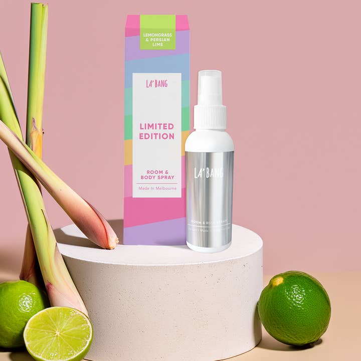 Room and body spray - Lemongrass and Persian Lime for wholesale by La'Bang Body